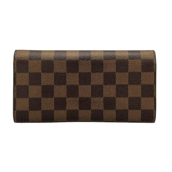 LOUIS VUITTON Portefeuille Emilie Rouge Damier - Long Wallet 390-090125 - Picture 2 of 8